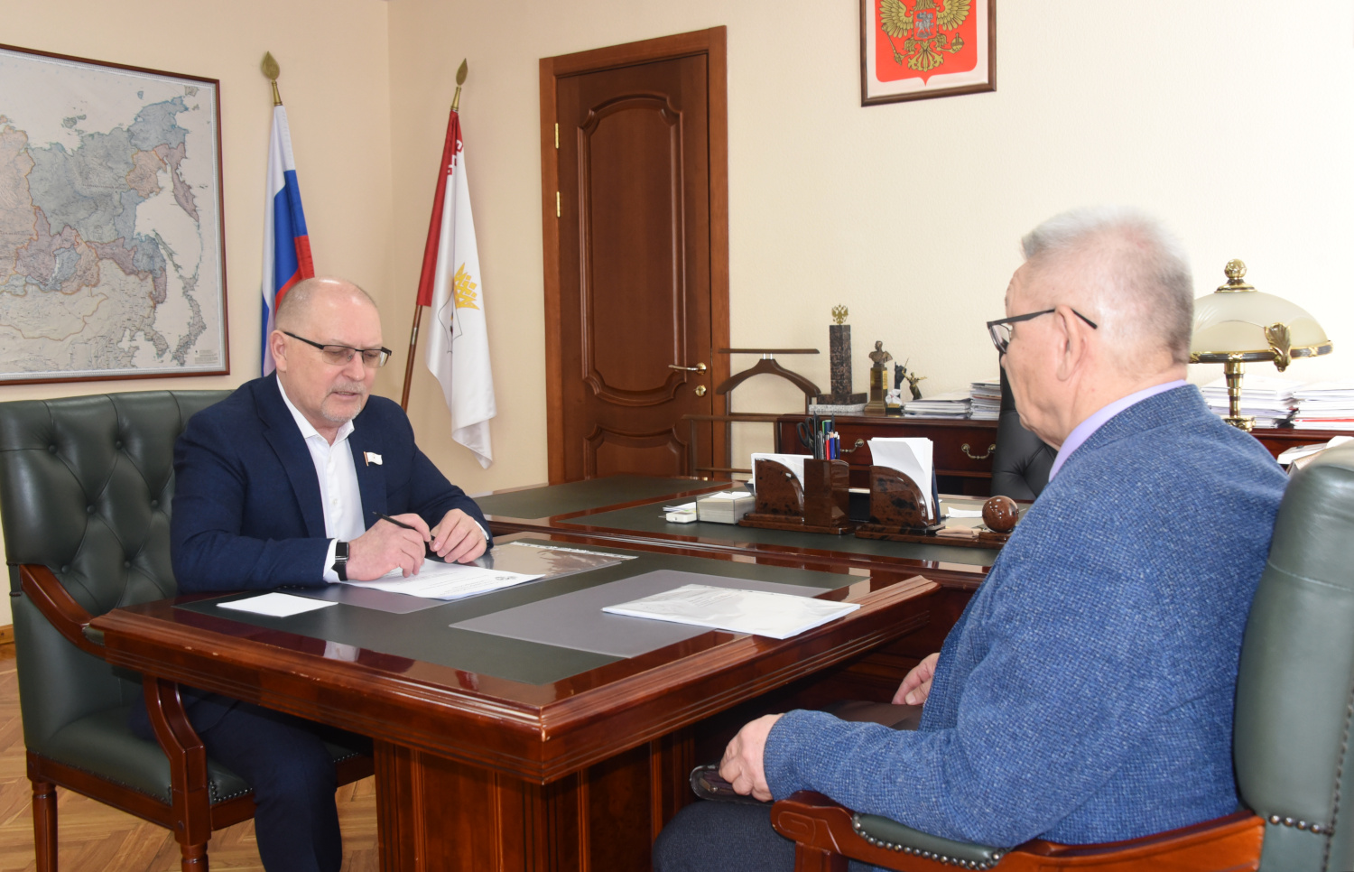 Председатель Госсобрания встретился с руководителем Комитета финно-угроведов России