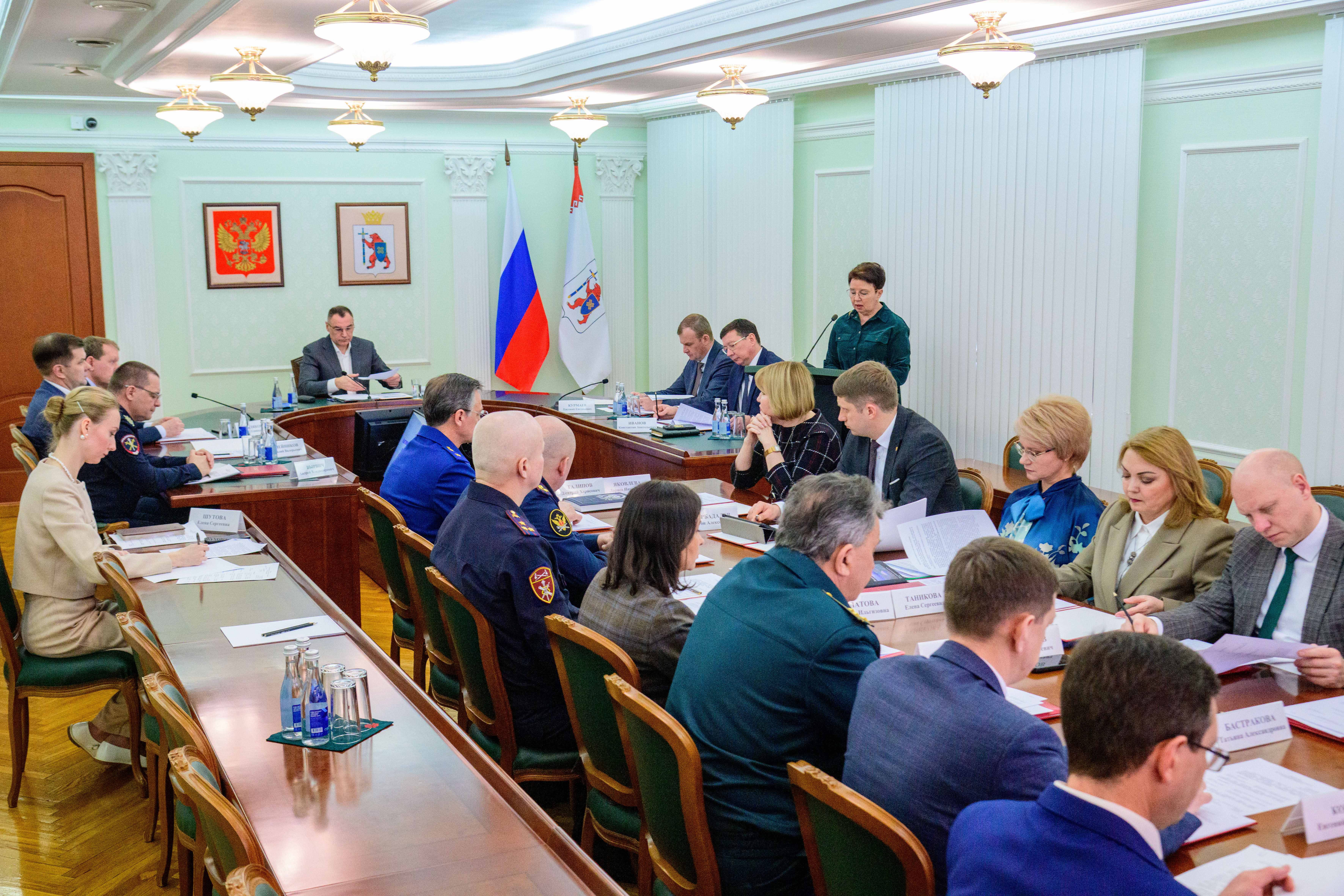 Лариса Яковлева приняла участие в заседании Антинаркотической комиссии под председательством Главы Марий Эл